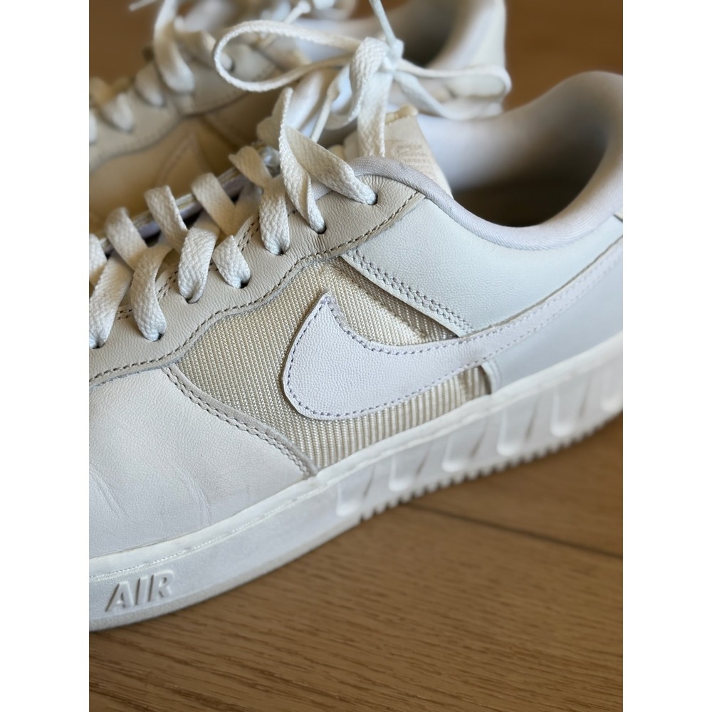 Nike Air Force 1 React Summit White Coconut Milk Mens 10.5 DM0573-101 Low Top XX - Picture 4 of 15